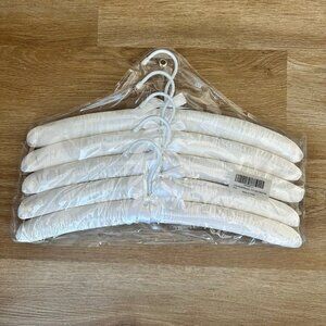 White Satin Bow Hangers 5-Pack